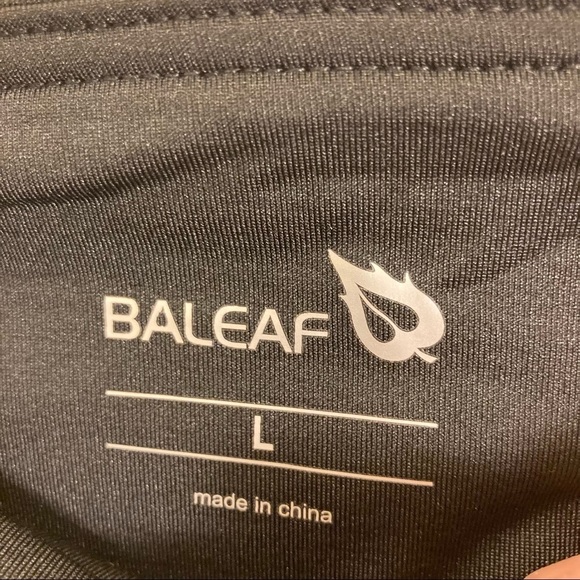 BALEAF Sz L High Rise Full Length Comfort Waist Leggings Tights NWT - Picture 5 of 8